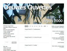 Tablet Screenshot of oeuvresouvertes.net